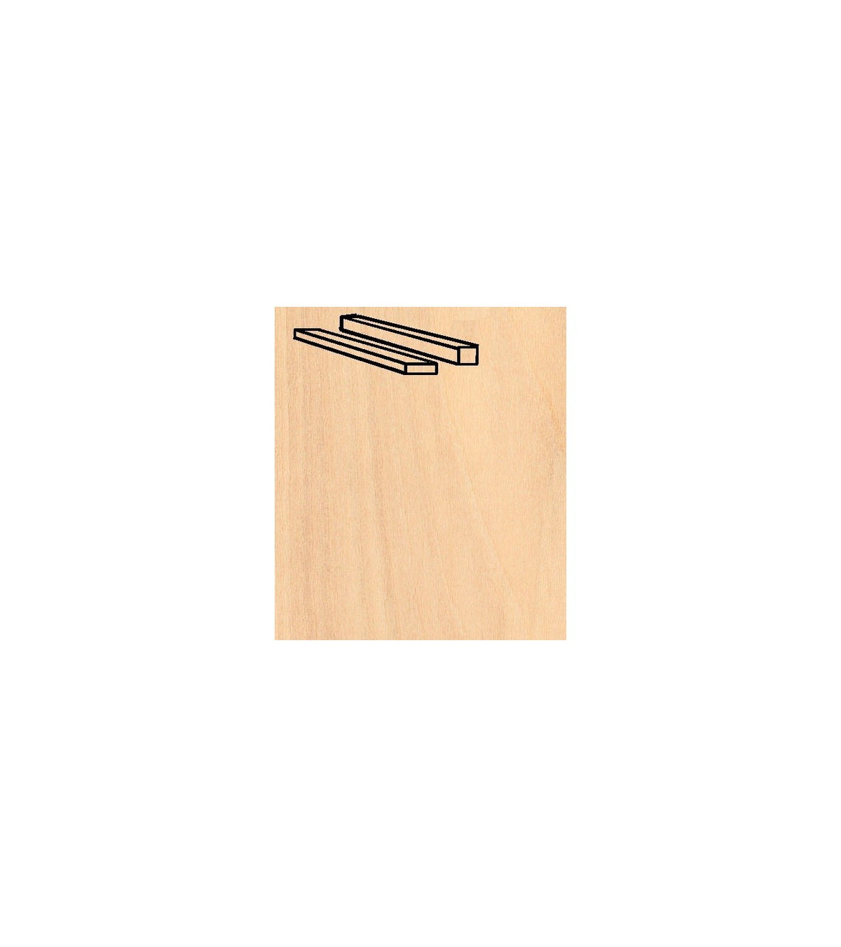 Birch Strips Pack 2 x 7 x 914 mm (6 Pcs.)